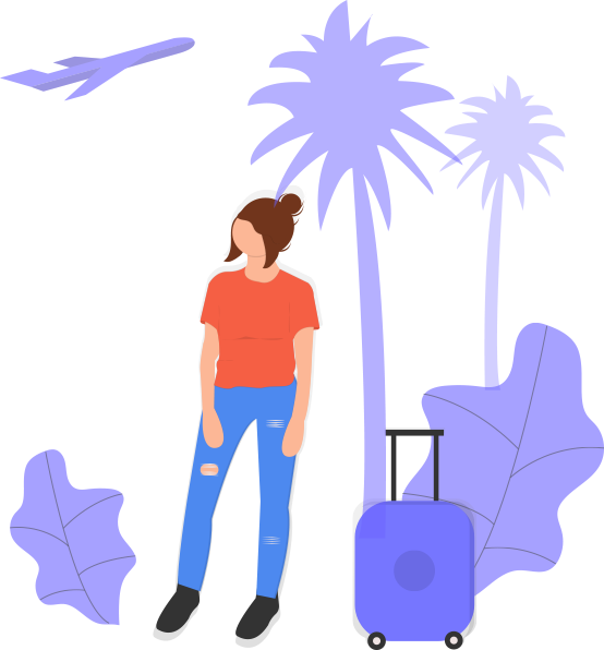Global employment opportunities illustration